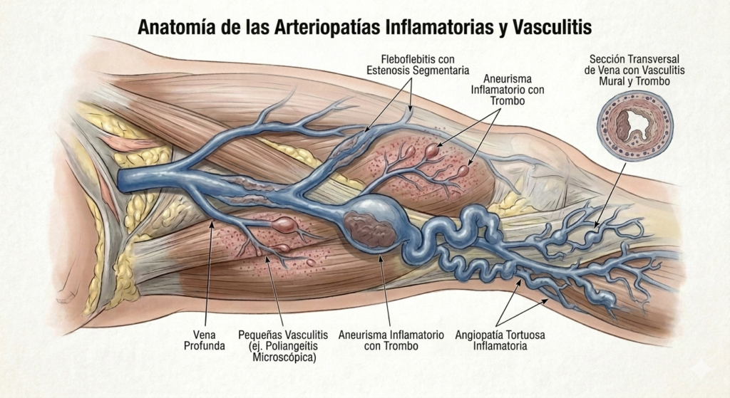 Arteriopatías inflamatorias y vasculitis